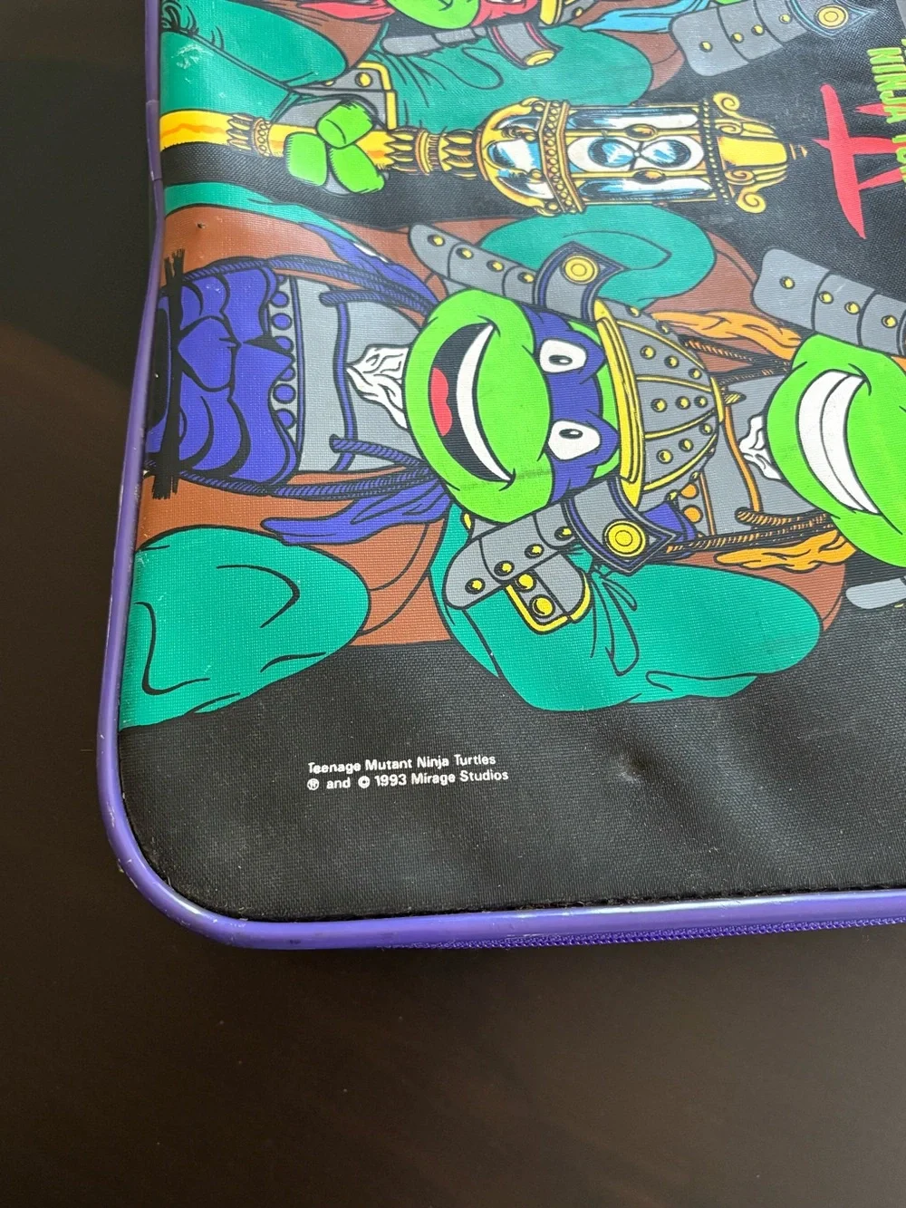 Vintage 1993 Teenage Mutant Ninja Turtles Suitcase